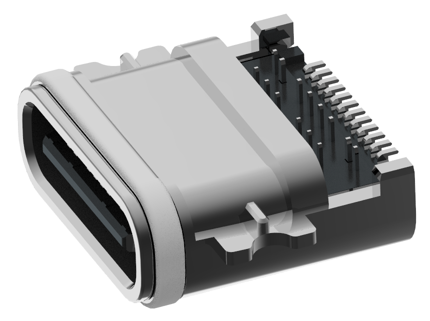 XB-USB 3.1 TYPE-C -X-X 24 PIN防水 沉板1.0 前贴后插